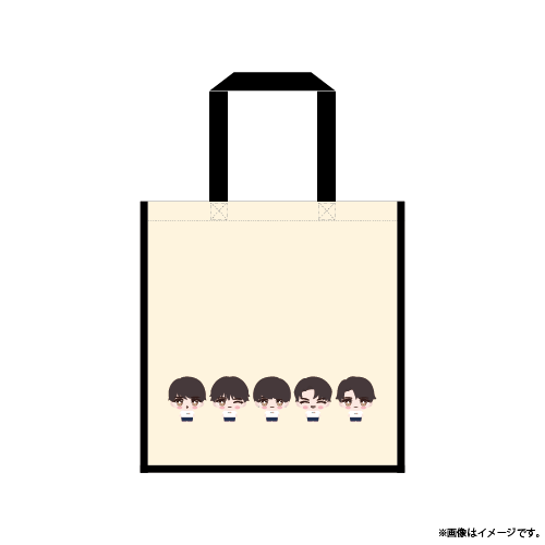 [M!LK]【会場受取】ロゴとキャラ入れただけトートバッグ