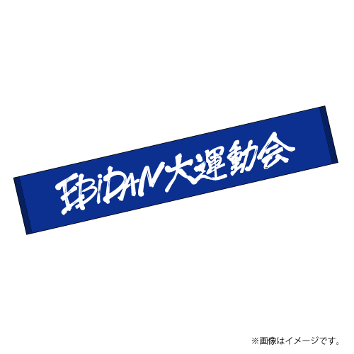 [EBiDAN]【会場受取】EBiDAN 大運動会 マフラータオル【青】