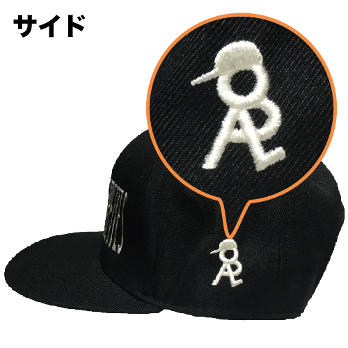 ナロ&ステッチCAP/ブラック