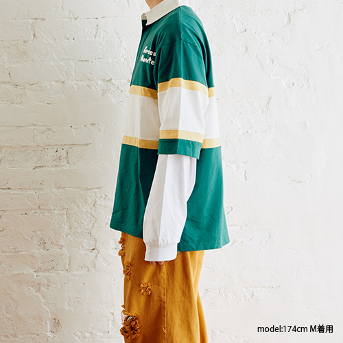 Careless Monster  Rugger shirts (Green)