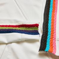 Careless Monster×amok Jersey Tops (White)