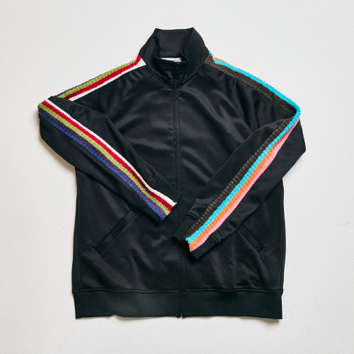 Careless Monster×amok Jersey Tops (Black)