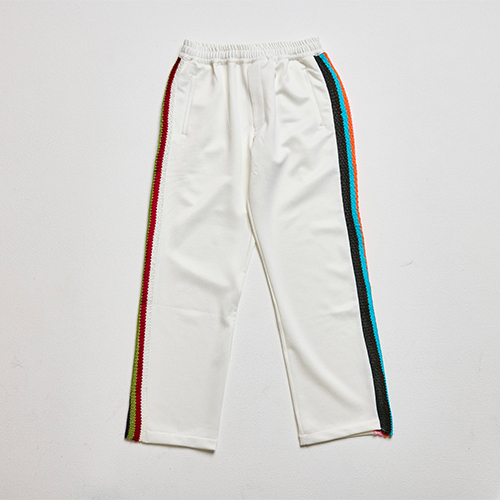 Careless Monster×amok Jersey Bottoms (White)