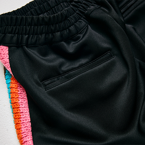 Careless Monster×amok Jersey Bottoms (Black)