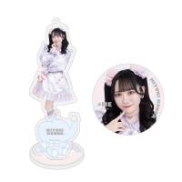 アクリルスタンドキーホルダー＆缶バッジセット（「ウルトラレアキッス」衣装）