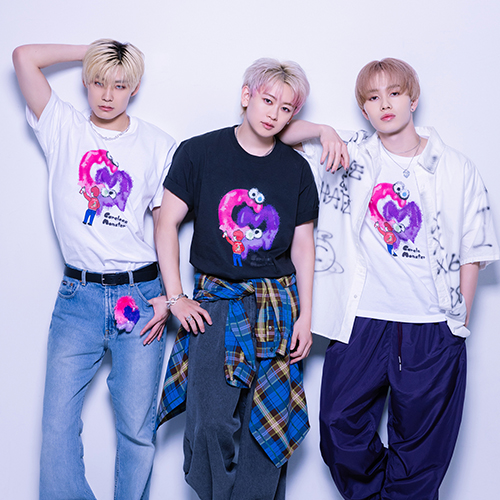 Careless Monster×amok T-shirts (White)