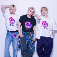 Careless Monster×amok T-shirts (White)