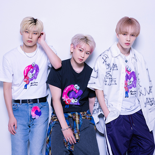 Careless Monster×amok T-shirts (Black)