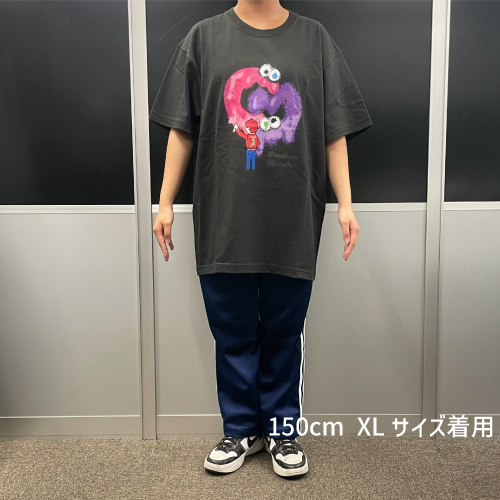 Careless Monster×amok T-shirts (Black)