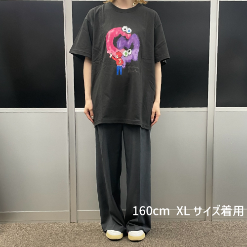 Careless Monster×amok T-shirts (Black)