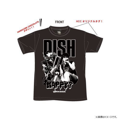 商品詳細ページ | DISH// OFFICIAL STORE | HAPPY? Band T-shirts(Black)