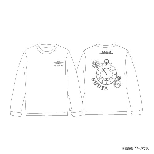 ＜会場受取＞T.I.M.E ロンT【チャコール】