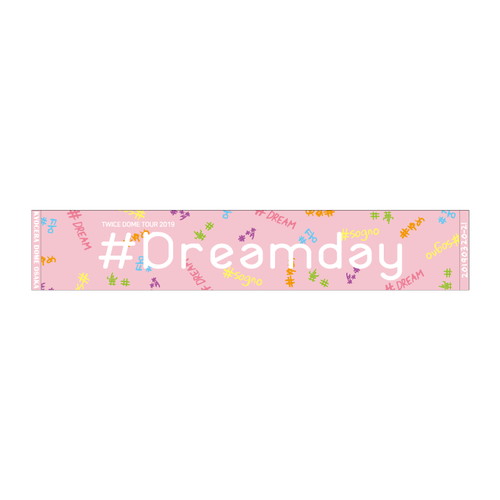 TWICE DOME TOUR 2019“#Dreamday”　マフラータオル【大阪】
 Produced by JIHYO・MINA・CHAEYOUNG