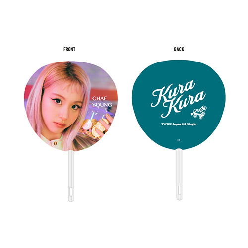 TWICE JAPAN 8th SINGLE『Kura Kura』リリース記念グッズ うちわ【CHAEYOUNG】