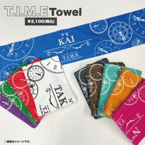 ＜会場受取＞T.I.M.E タオル