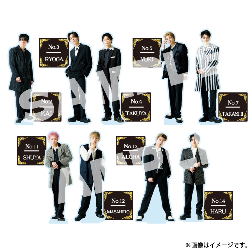 【SALE】[超特急]AwA AwA Big Acrylic Stand Suit ver. 