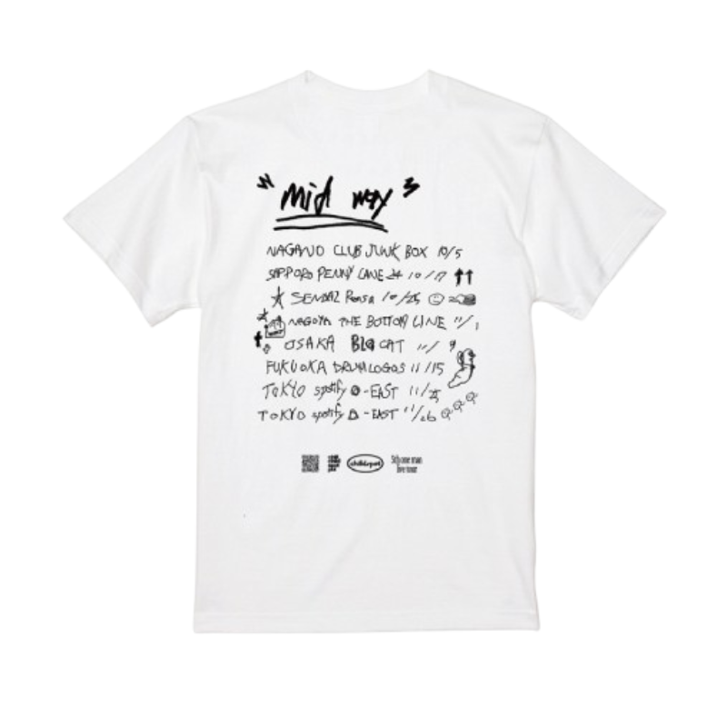 【chilldspot】“mid way”Tシャツ