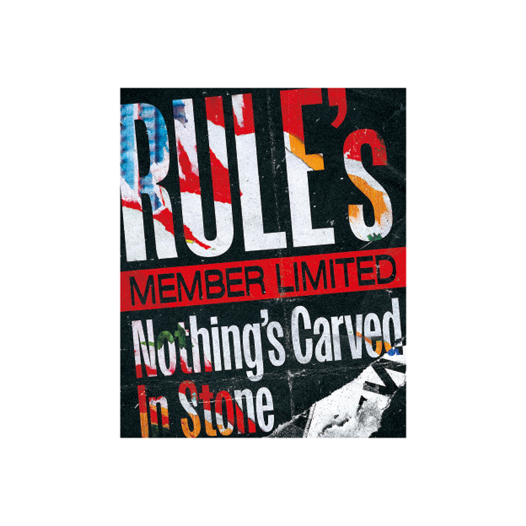 【Nothing's Carved In Stone】ステッカー