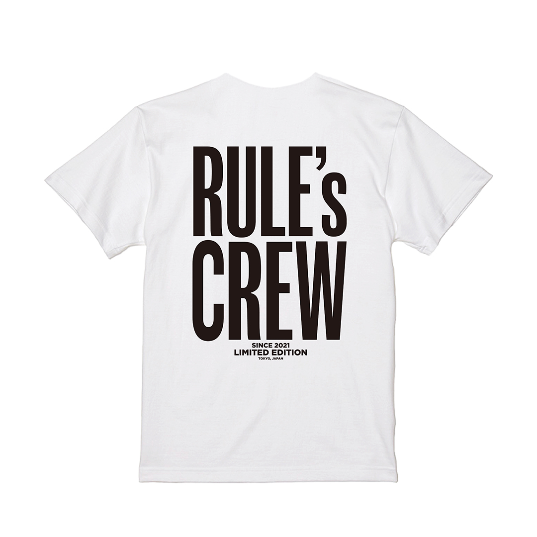 【Nothing's Carved In Stone】RULE's CREW Tシャツ/ホワイト