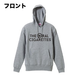 目立ちたがりロゴパーカー/グレー