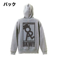 目立ちたがりロゴパーカー/グレー