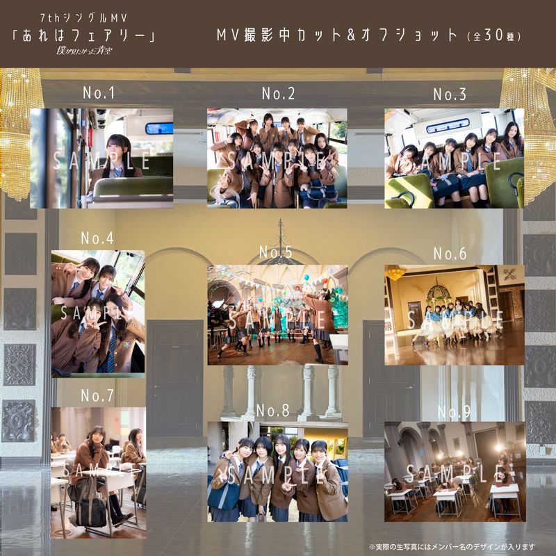 【ネコポス便】12月ランダム生写真(5枚1セット)【7thシングルMV「あれはフェアリー」】