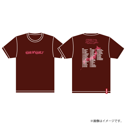 【SALE】[ONE N' ONLY]ONE N' ONLY Tシャツ #008【バーガンディ】