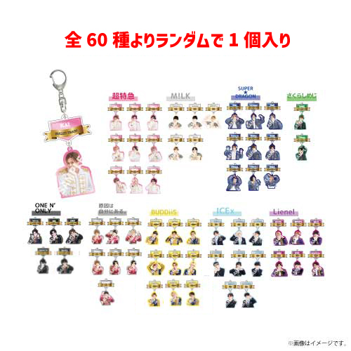 【SALE】[EBiDAN]EBiDAN THE LIVE CRUISE 2024 Random Acrylic Keyholder