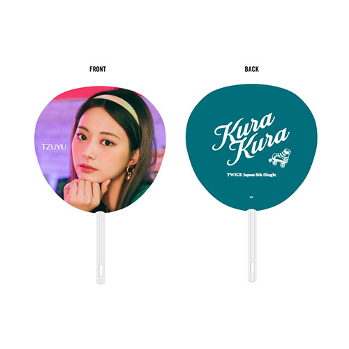 TWICE JAPAN 8th SINGLE『Kura Kura』リリース記念グッズ うちわ【TZUYU】