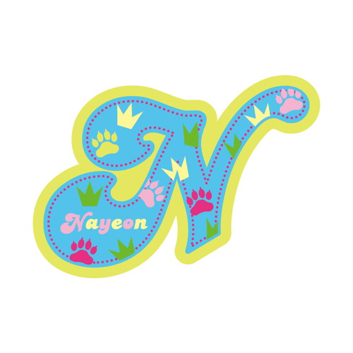 TWICE DOME TOUR 2019“#Dreamday”　ワッペンシール【NAYEON】