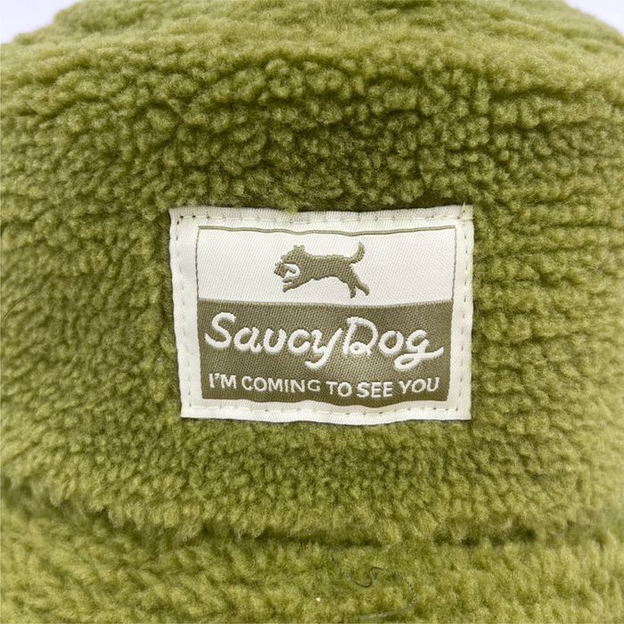Saucy Dog ボアハット/ライトグリーン
