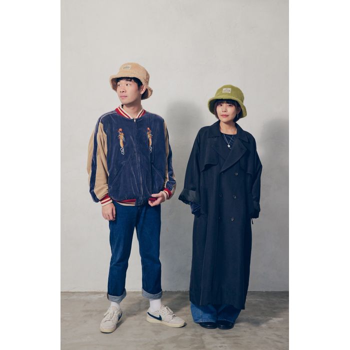 Saucy Dog ボアハット/ライトグリーン