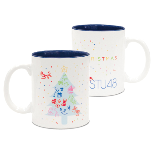 STU48 瀬戸内7県ツアー ～STU48からメリークリスマス!～オリジナルマグカップ バイカラー