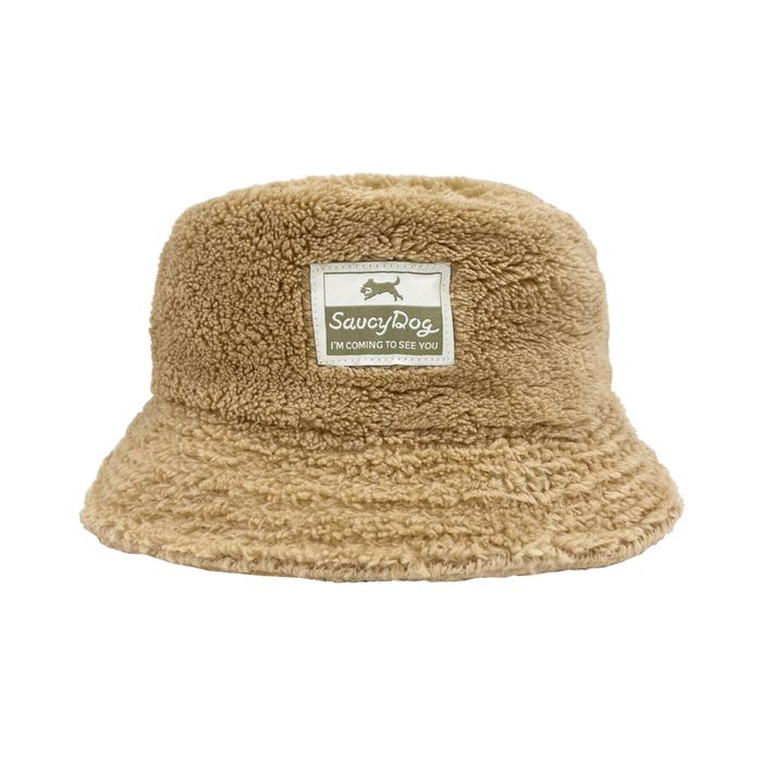 Saucy Dog ボアハット/ベージュ