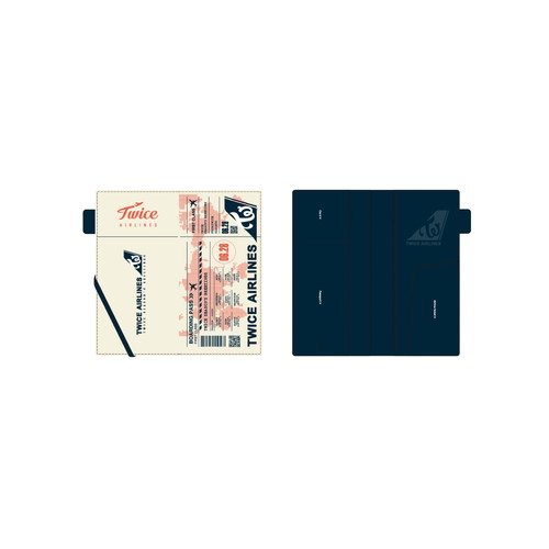 TWICE JAPAN SEASON'S GREETINGS 2019 "TWICE AIRLINES" SPECIAL GOODS パスポートケース【Bタイプ】