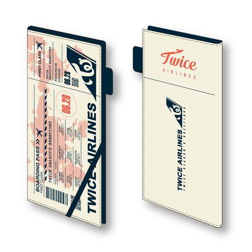 TWICE JAPAN SEASON'S GREETINGS 2019 "TWICE AIRLINES" SPECIAL GOODS パスポートケース【Bタイプ】