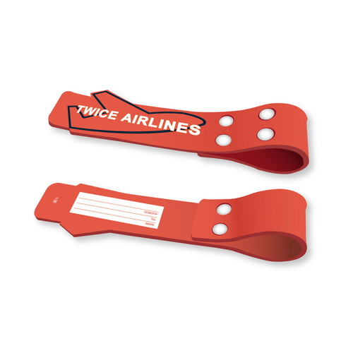 TWICE JAPAN SEASON'S GREETINGS 2019 "TWICE AIRLINES" SPECIAL GOODS ラゲッジタグ
