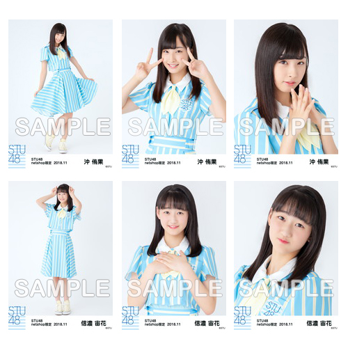 STU48　2018年11月度netshop限定ランダム生写真5枚セット