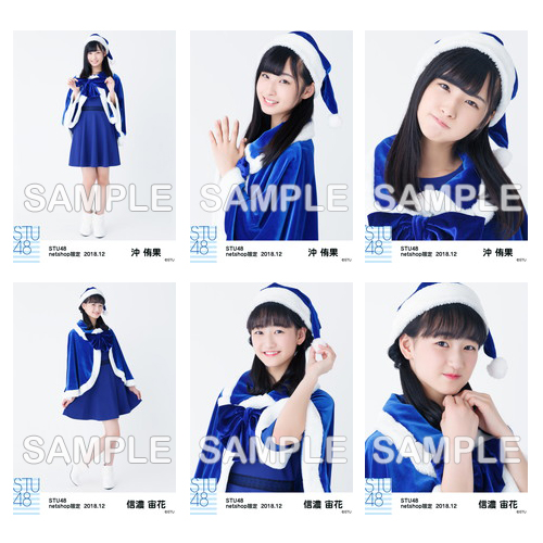 STU48　2018年12月度netshop限定ランダム生写真5枚セット