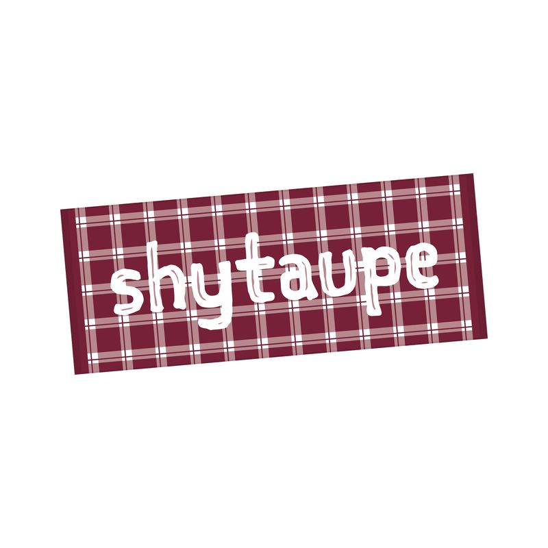 【シャイトープ】New Face Towel/Burgundy