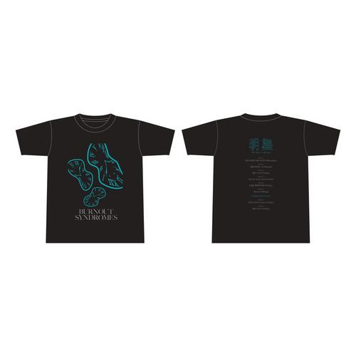 【BURNOUT SYNDROMES】明星ツアーTシャツ BLACK