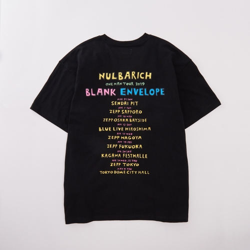 “Blank Envelope”TOUR T-shirt Black