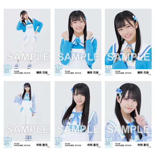 STU48　2019年3月度netshop限定ランダム生写真5枚セット