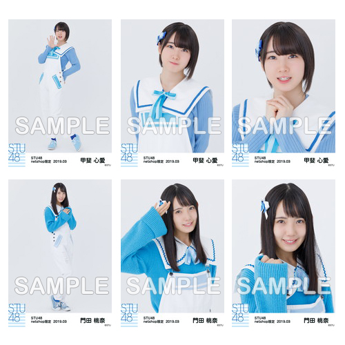 STU48　2019年3月度netshop限定ランダム生写真5枚セット