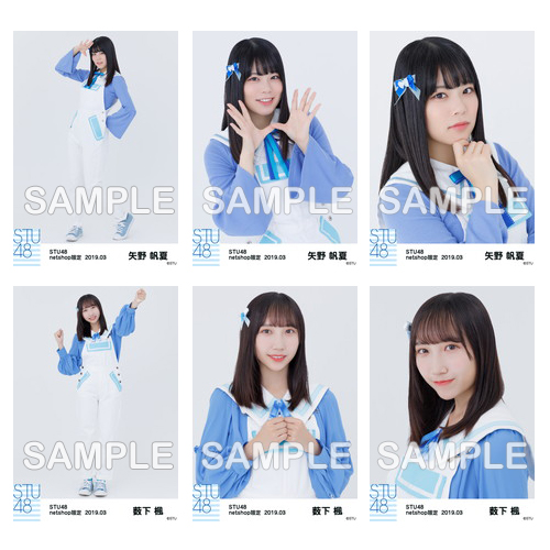 STU48　2019年3月度netshop限定ランダム生写真5枚セット
