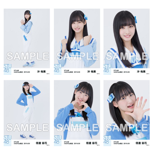 STU48　2019年3月度netshop限定ランダム生写真5枚セット