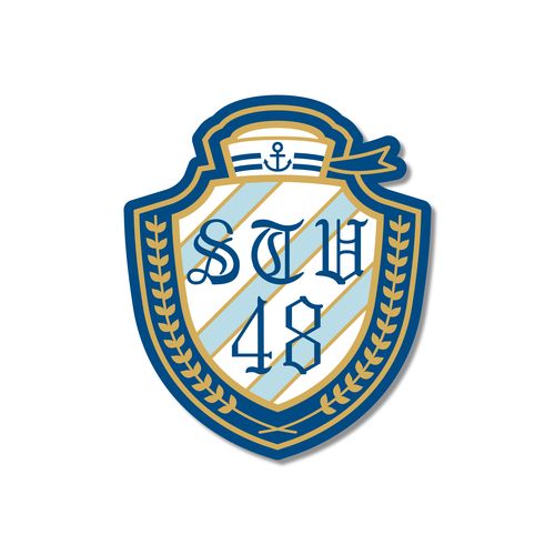 STU48 ワッペンステッカー