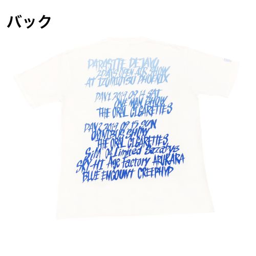 PD × OLI グラデーションTシャツ/ホワイト