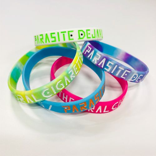 PARASITE DEJAVU OFFICIAL カラフル SLIM ラバーバンド/ライムグリーンマーブル
