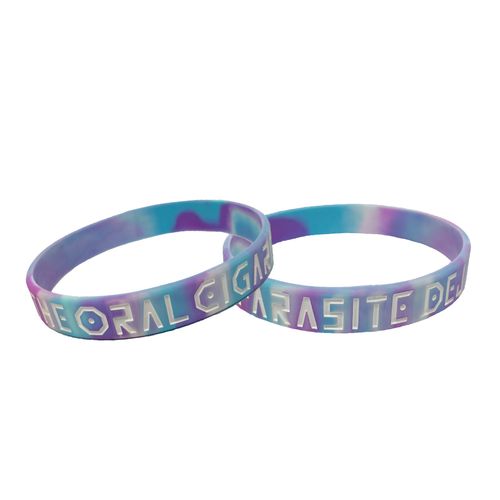 PARASITE DEJAVU OFFICIAL カラフル SLIM ラバーバンド/パープルマーブル